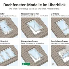 Notausstiegsfenster: ein zweiter Rettungsweg im Dachgeschoss, wichtig für Ihre Sicherheit.