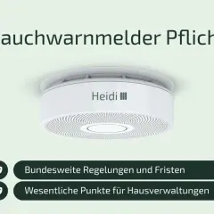 Rauchmelder-Pflicht: Wichtige Infos für Eigentumswohnung & Hausverwaltung. Bundesweite Regelungen & Fristen.