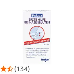 Kwiza Erste Hilfe bei Nasenbluten: Was macht man bei Nasenbluten? Schnell blutstoppend, klebt nicht, hypoallergen.