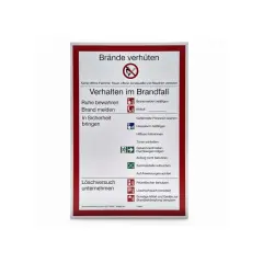 Brandschutzordnung Teil A: Verhaltensregeln im Brandfall. Anweisungen zur Brandverhütung, Meldung, Evakuierung und Brandbekämpfung.