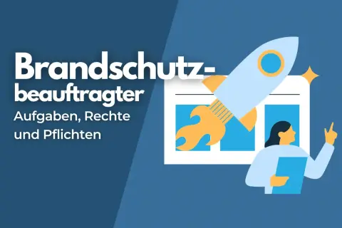 Brand- und Arbeitsschutzbeauftragter werden: Aufgaben, Rechte, Pflichten. Eine Rakete startet, symbolisch für den Aufstieg zum Sicherheitsbeauftragten.