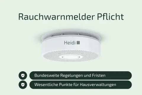 Rauchmelder-Pflicht: Wichtige Infos für Eigentumswohnung & Hausverwaltung. Bundesweite Regelungen & Fristen.