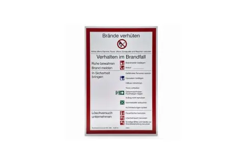 Brandschutzordnung Teil A: Verhaltensregeln im Brandfall. Anweisungen zur Brandverhütung, Meldung, Evakuierung und Brandbekämpfung.
