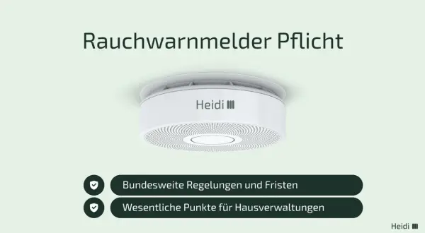 Rauchmelder-Pflicht: Wichtige Infos für Eigentumswohnung & Hausverwaltung. Bundesweite Regelungen & Fristen.