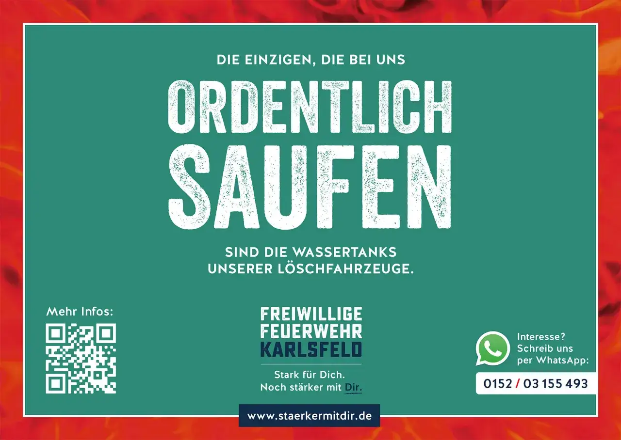 Feuerwehr Werbung: 